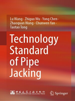 cover image of Technology Standard of Pipe Jacking